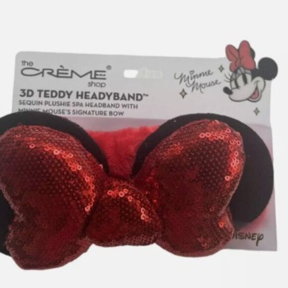 Minnie Mouse sequin bow spa headband limited edition - Picture 2 of 5